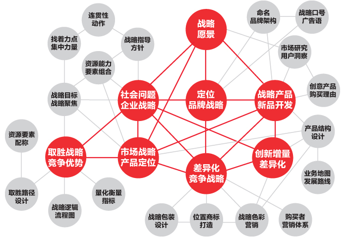 李華清產品戰(zhàn)略八大活動系統(tǒng)組合圖